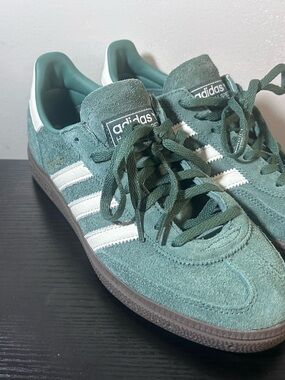 adidas Suede Sneakers - Teal Green & White